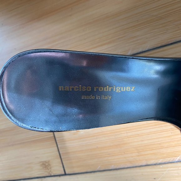 Narciso Rodriguez Athena Mid Heel Slide Mule 37 - Picture 7 of 12